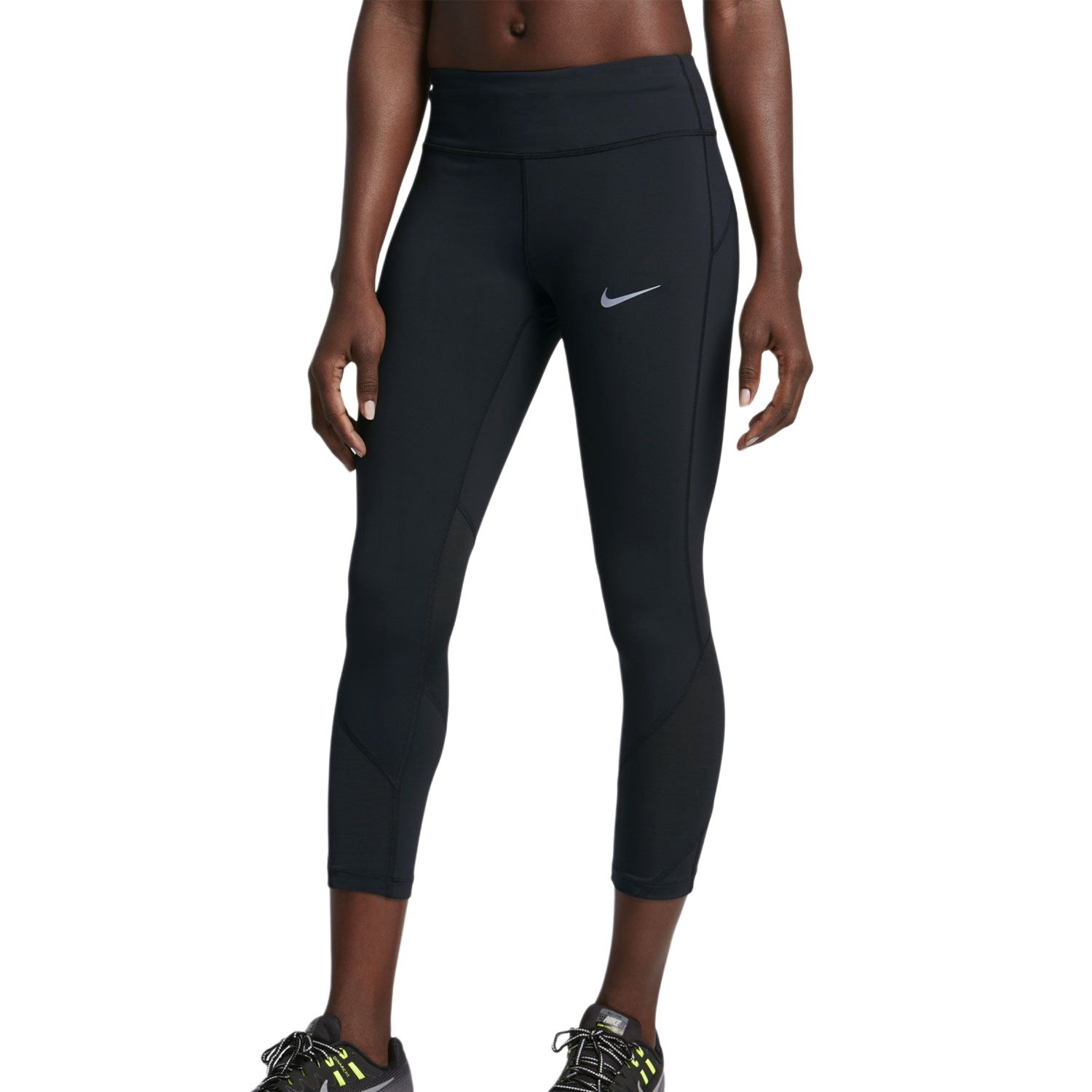 Nike Power Epic Lux Slim Fit Minimalist Seven-Point Running Shorts Women shorts 842922-010 S