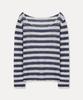MIXXO Boat Neck Striped Knit_Miwkag50Ms