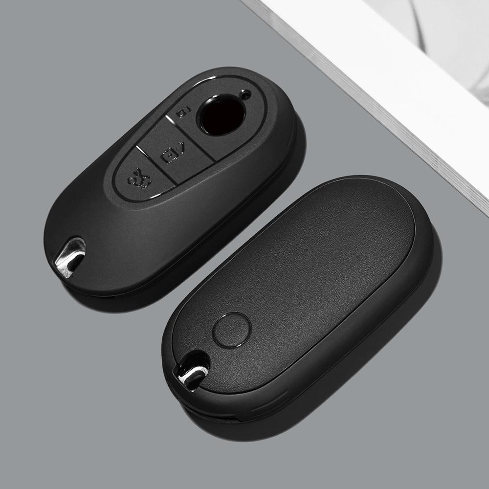 Abs Car Key Case Cover Shell For Mercedes Benz A C E S Class W204 W205 W212 W213 W176 Glc Cla Amg W177 Auto Accessories