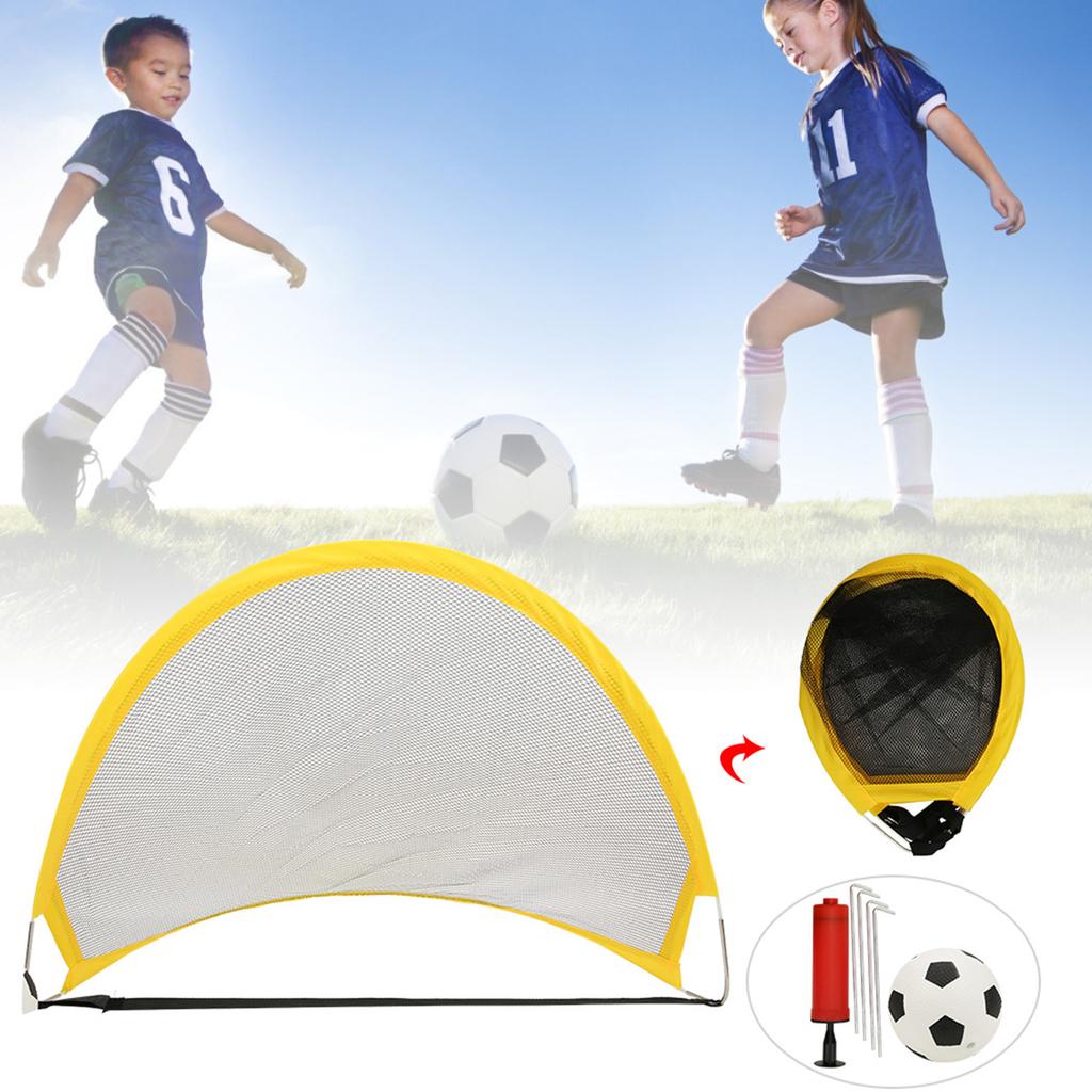 68cm Iron Pole Cloth Material Folding Football Gate Soccer Door Outdoor Sports Exercise Toy