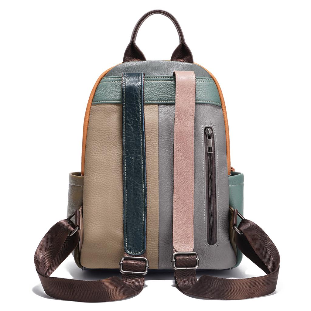 Zency Genuine Leather Women's Stylish Backpack