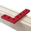 Woodworking 90Degree Precision Square Edge Marking Tool Aluminum Pocket Marking Square Gauge Right Angle Ruler Mini Center Tools