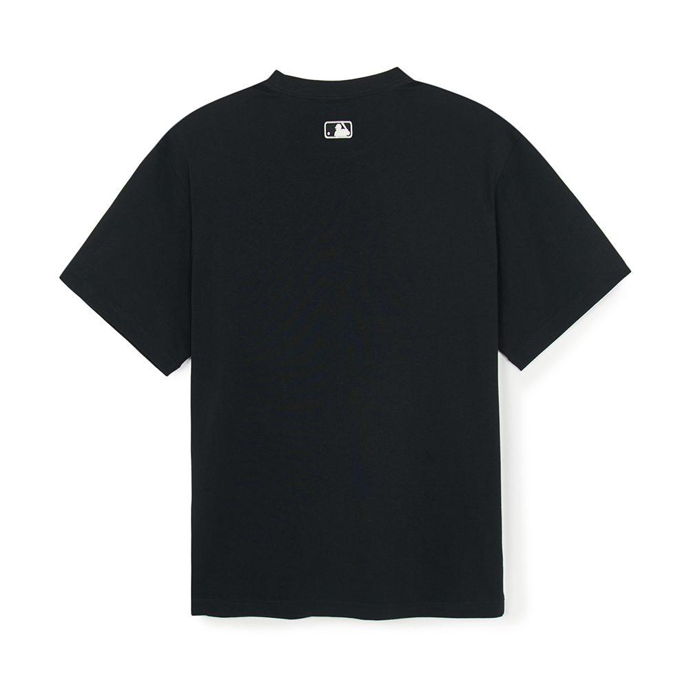 MLB New York Yankees Basic Kollektion SS25 T-Shirt Unisex Schwarz 3ATSB6153-50BKS