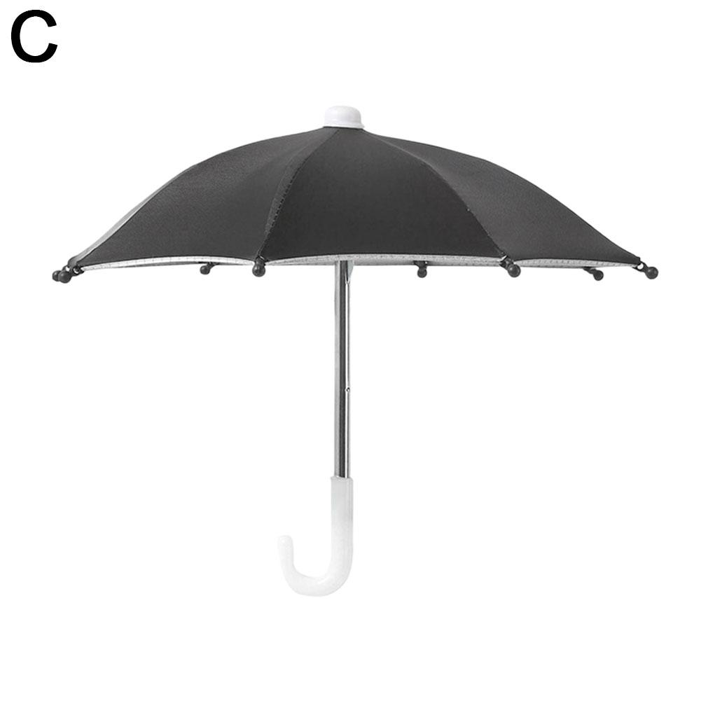 Mini Umbrella For Smart Phone With Suction Cup Holde For Use In Vehicles, Outdoors, And Live Streaming Anti-Glare Sunshade Cover
