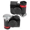 12V 139DB  Electronic Snail Ultra Compact Dual Air Horn for Motorcycle Yacht Boat Dual Air Horn  Electronic Snail Horn