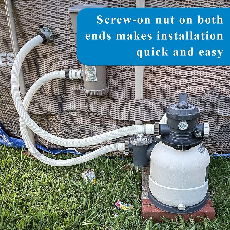 Pool Pump Hose Filter Pump Hose Pool Pump Replacement Hose For 1.5In Diameter Pool Hose For Water Circulation Lawns