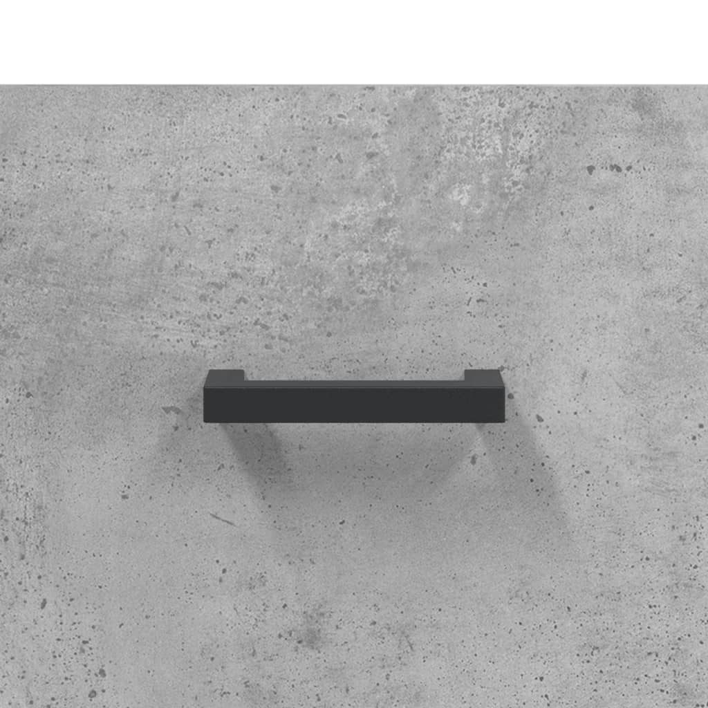 Highboard Concrete Grey 34.5 x 34 x 180 cm Particleboard