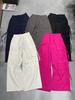 2026 Spring Women's American Retro High Waist Cargo Pants - Loose, Slimming, Multi-Pocket, Pure Cotton, Straight & Wide Leg.