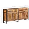 Sideboard 172x35x80 cm Solid Acacia Wood Honey Color