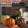 Halloween Pumpkin Lamp Home Decoration Starry Night LED Twinkle Light Pumpkin with Timer Holiday Lighting Halloween Party Decor