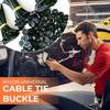10-50Pcs Universal Nylon Zip Ties Self-locking Plastic Cable Tie Fastening Rings Zipper Wrap Straps With Clips Car Accessories