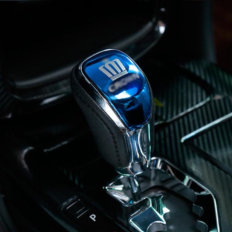 

Защита автомобильной шестерни, наклейка на рычаг переключения передач, корона S210 Toyota Crown, специальная декоративная головка шестерни Blue-C Logo