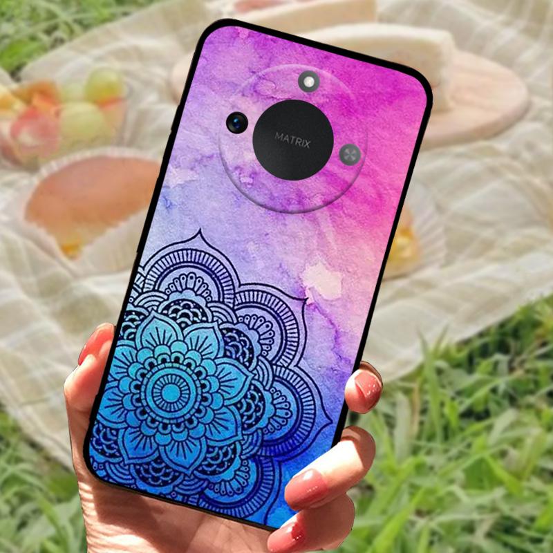 For Honor X9C Smart 5G Case Shookproof Silicone Soft TPU Phone Bumper Cover For Huawei Honor X9C 5G Cartoon Fundas Coque Cases