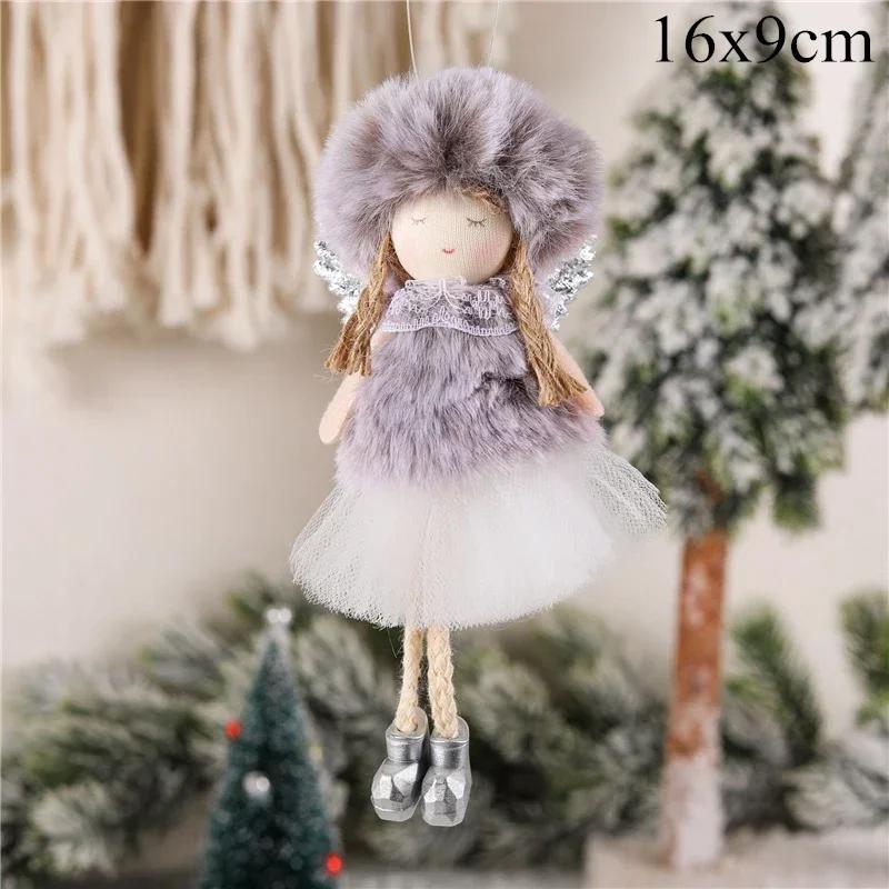 Christmas Angel Doll Christmas Decoration for Home 2025 Christmas Ornament Tree Decor Xmas Gifts Cristmas New Year 2025 Navidad