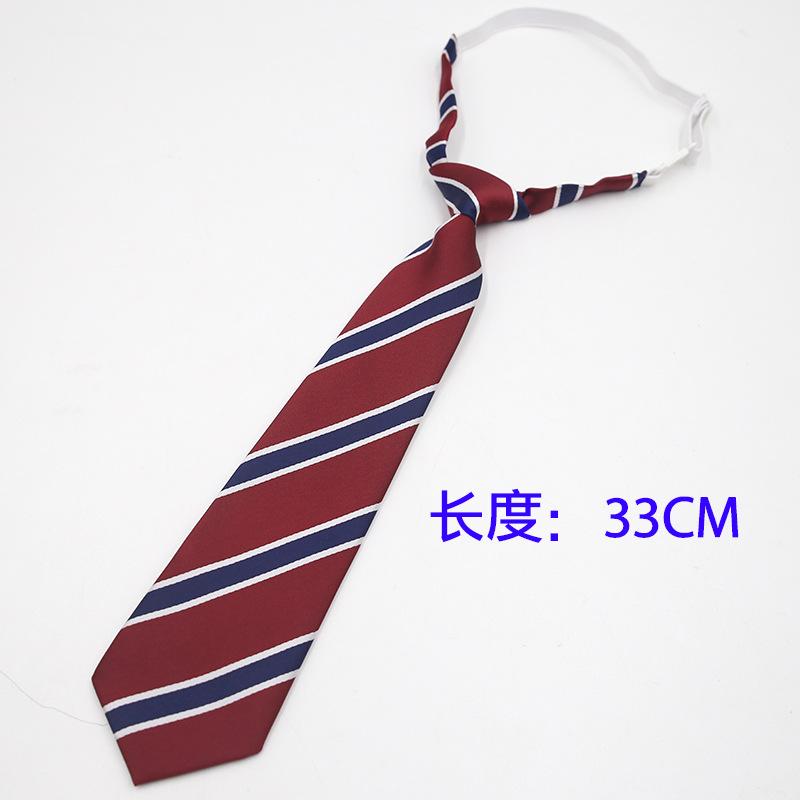 Yarn Striped Button Tie Necktie