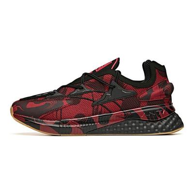 Li Bai X  Comfortable Low-Top Running Shoes Men Sneaker Black Red 912035588-3