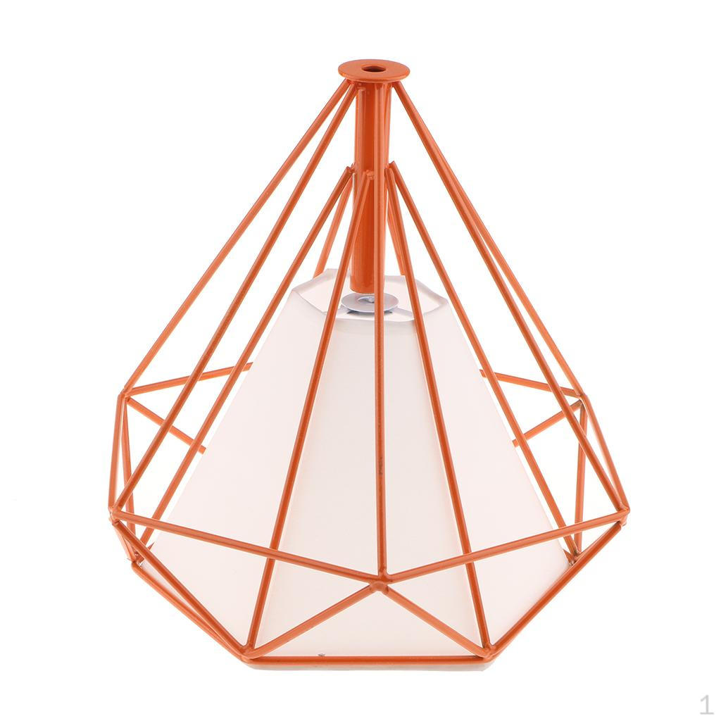 Абажур железо + Ткань Клетка Подвесной светильник Подвесной Type 1 - Orange