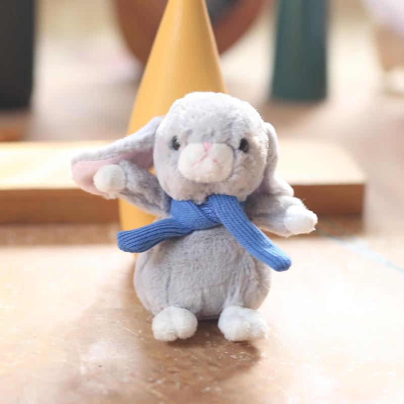 

Милый маленький кролик кулон плюшевая игрушка кукла мультфильм сумка подвесной брелок тряпичная кукла кукла 11cm