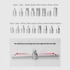 Professional Automotive Mechanic Socket Set Contains 18 Alloy Steel Socket Nonslip Design Tool And Portable Storage Box