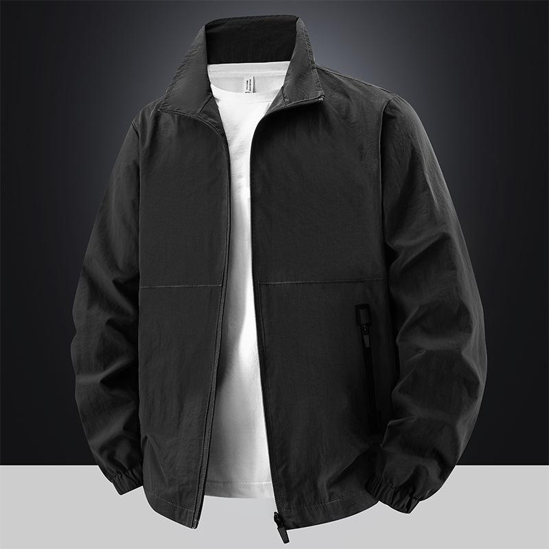 Men's coat 2025 new jacket jacket jacket fashion trend loose casual windproof