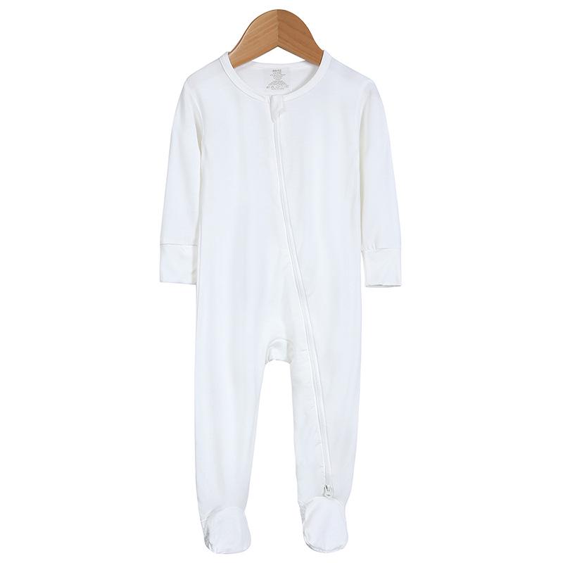 Bamboo Fiber Baby Romper and Footed Sleeping Bag for New Mothers