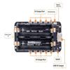 18650 Battery Holder With Single Compartment Support Usb 5V/2A 3V/1A V3 Battery Shield Battery Charging Module For Raspberry Pi