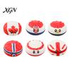 Soft Dumpling Toy 1/6Pcs Cartoon Stress Relief Anti-anxiety Flag Pattern Steamed Bun Squeeze Fidget Hand Relaxation Decompression Gadget Tool