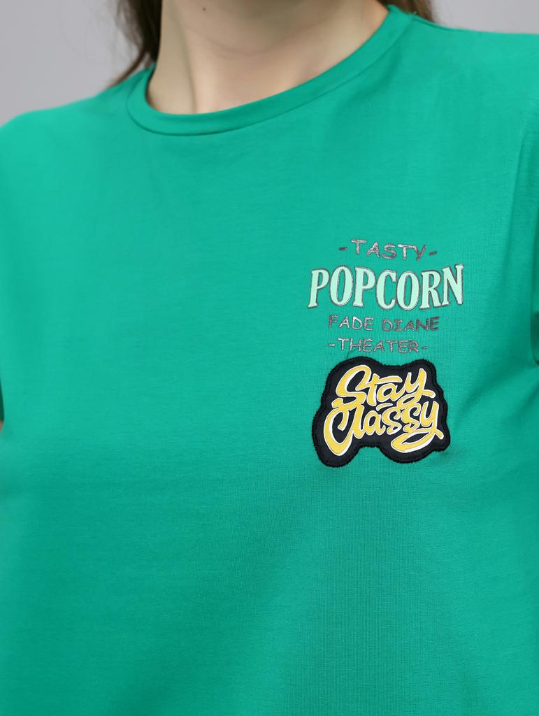 Monte Carlo Women Regular Fit Green Top