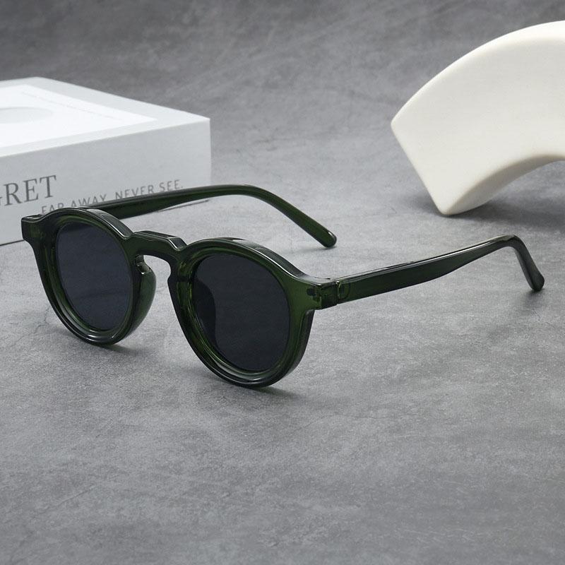Vintage Small Frame Round Sunglasses Women For Men Male Luxury Brand Designer Popular Steampunk Shades Hip Hop Sun Glasses Uv400