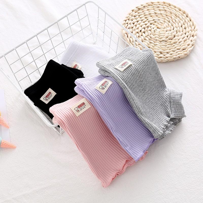 Girls' Anti-Exposure Safety Shorts - 95% Cotton High-Crotch Underwear for Children