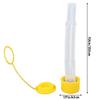 Gas Can Spout Replacement Flexible Leakproof Aging Resistant Fuel Can Spout for Most Oil Cans