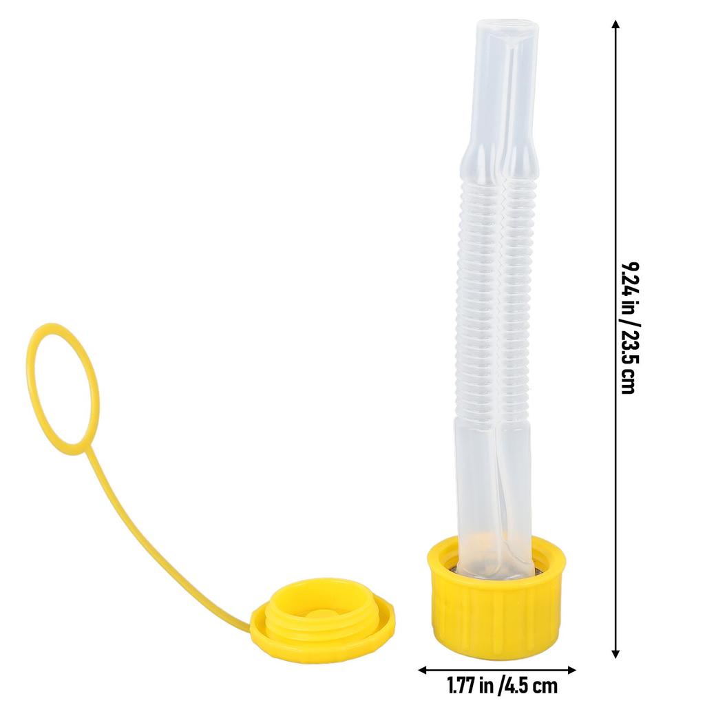 Gas Can Spout Replacement Flexible Leakproof Aging Resistant Fuel Can Spout for Most Oil Cans