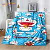 3D Cartoon Dream D-Doraemon Anime Soft Flannel Blanket for Bed Bedroom Sofa Picnic,Throw Blanket for Cover Outdoors Leisure Gift
