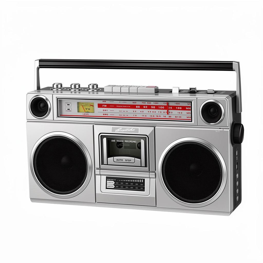 Retro 80s Cassette Recorder & Bluetooth Speaker