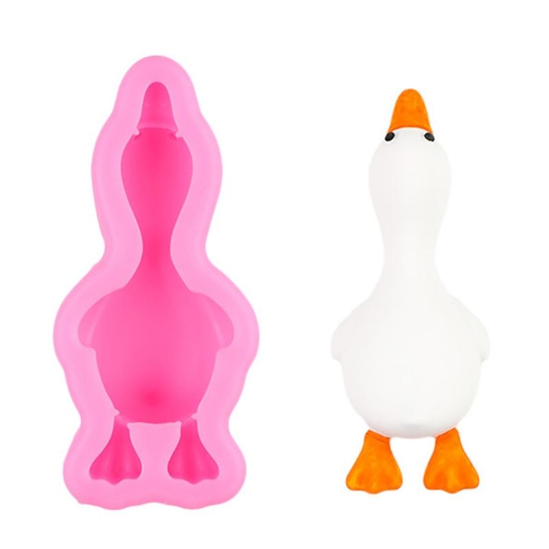 Silicone Duck Shape Mousse Cake Molds Baking Molds for Easy Demolding Baking Tool Retention for Homes Kitchen Essential 4