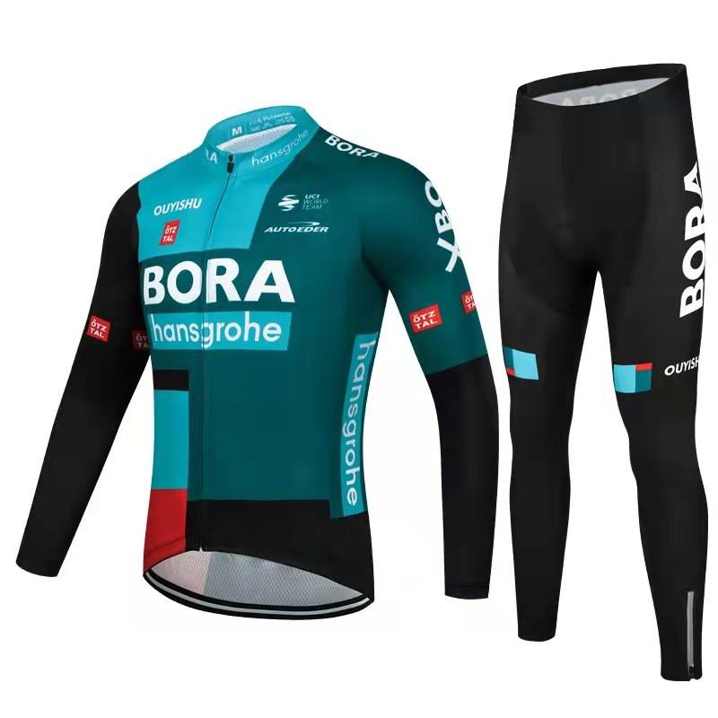 2026 BORA Langarm Radtrikot Set Rennrad Mountainbike Fahren Atmungsaktiv Feuchtigkeitstransportierend Performance Bekleidung XXXL