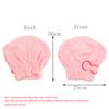 Microfibre Quick Hair Drying Bath Spa Bowknot Wrap Towel Hat Shower Cap for Bath Bathroom Curly Hair Accessories Bathtubs