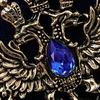 Solid Metal Brooch Eagle Pin, Double-Headed Design Lapel Alloy Anti-Oxidation Strong Buckle Badge for Coats Shirts Bags Accessories Vintage Style
