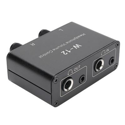 3,5mm 6,35mm Stereo-Lautstärkeregler 1/4 Zoll 1/8 Zoll Inline-Lautstärkeregelung Kopfhörer-Lautstärkedämpfer für