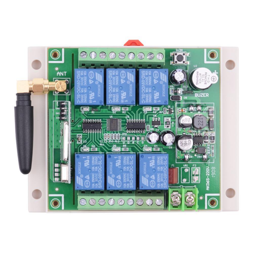 Wireless 6-Channel Remote Control Switch for DC 12/24/36V Lights & Motors