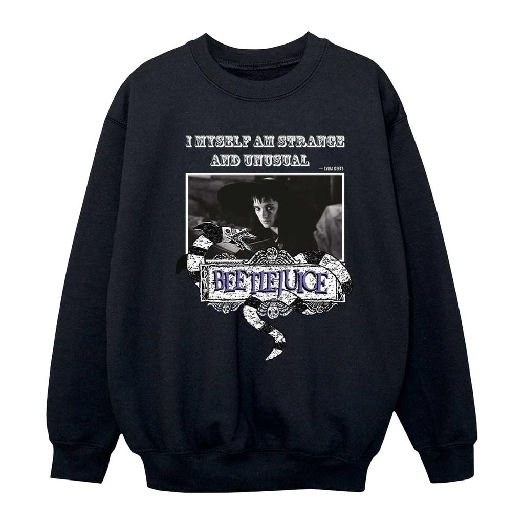 Beetlejuice Girls Strange And Unusual Sweatshirt
