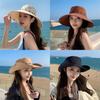 Polyester Summer Wide Brim Fisherman Hat For Men And Women Sun Protection And Breathability