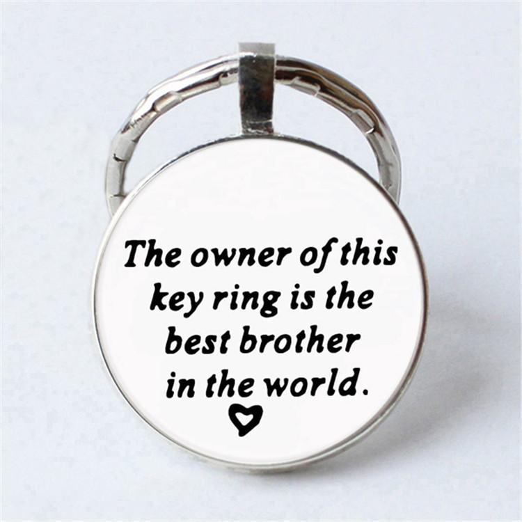 Keychain Accessories Pendant Floral Thanksgiving Text Good Friends Retro Personalized Keychain Gift Pendant