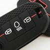 1PC Luxury Silicone Remote Car Key Case Cover Bag 3 Buttons For For Peugeot 508 301 2008 3008 408 For Citroen C4 CACTUS C5 C3 C4