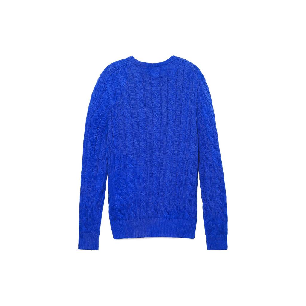 Polo Ralph Lauren Zopfmuster-Pullover mit Rundhalsausschnitt 710775885-038