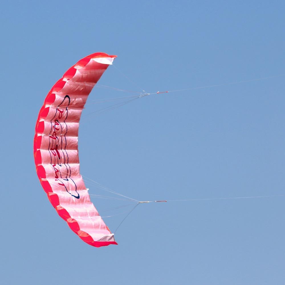 Zmeu Acrobatic cu Două Linii Zmeu Sportiv Moale Zmeu de Plajă Profesional 1.4m Zmeu Parașută Grădină