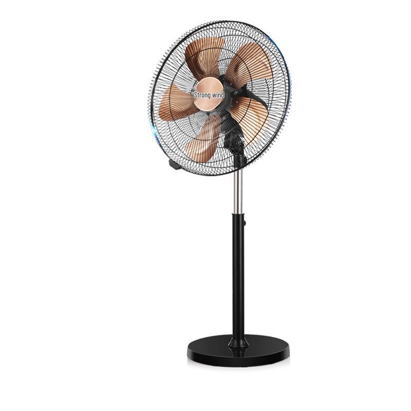 18-Inch Commercial Floor Fan, Five-Speed, Strong Wind, Silent Operation, High Power, Oscillating Electric Fan for Household Use