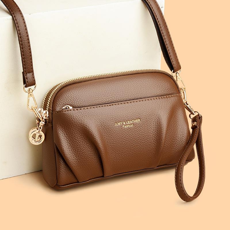 Small Square-shaped, Niche-designed Mobile Phone Bag for Commuting, Cross-body Bag