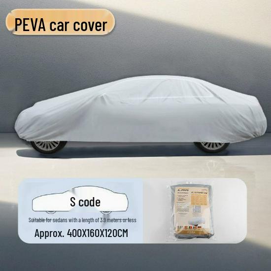 PEVA Single Layer Car Cover: Universal Waterproof Sun Shade & Dustproof Heat Insulation