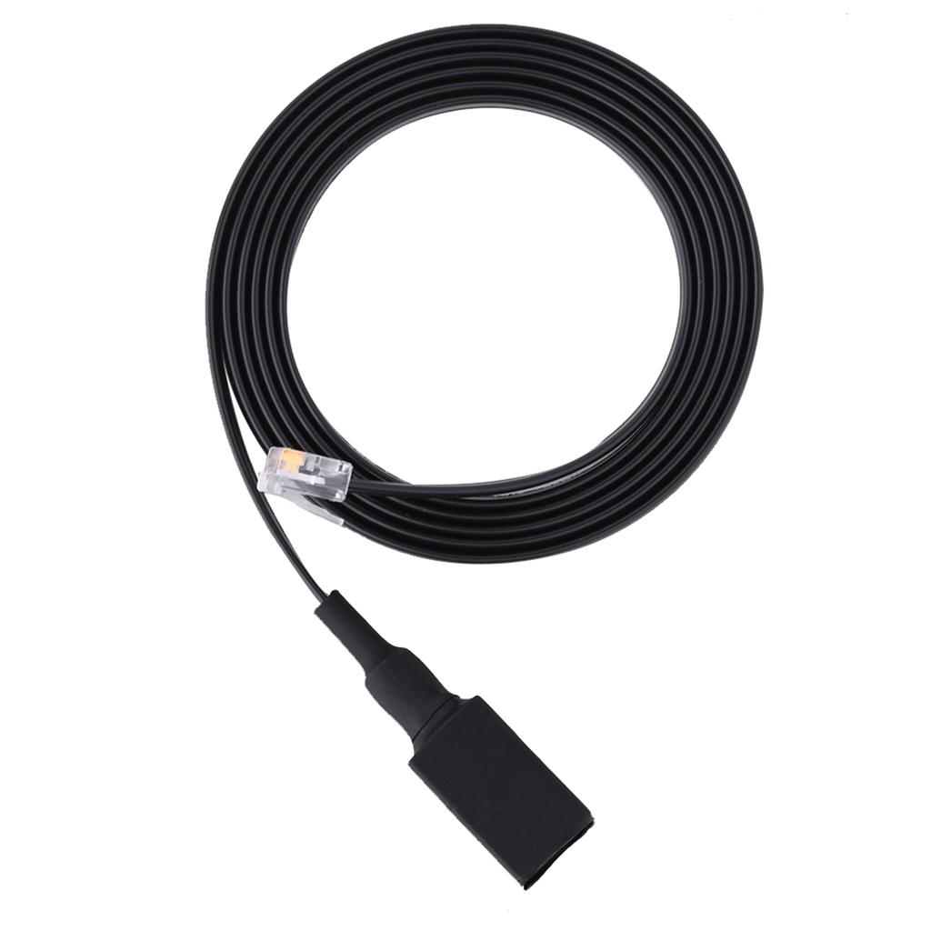1.5M 6-Pin Removable Separation Handheld Mic Extension Cable Cord for Yaesu Radio Walkie Talkie